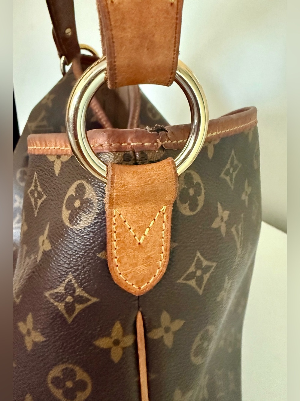 Louis Vuitton Delightful MM Monogram Shoulder Bag - Discontinued - Picture 10 of 15